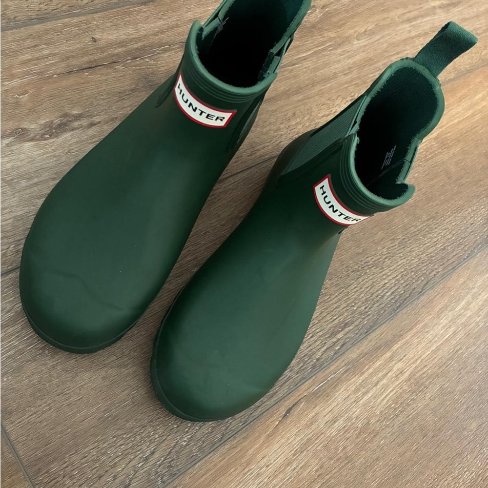 Hunter Dark Green Waterproof Boots